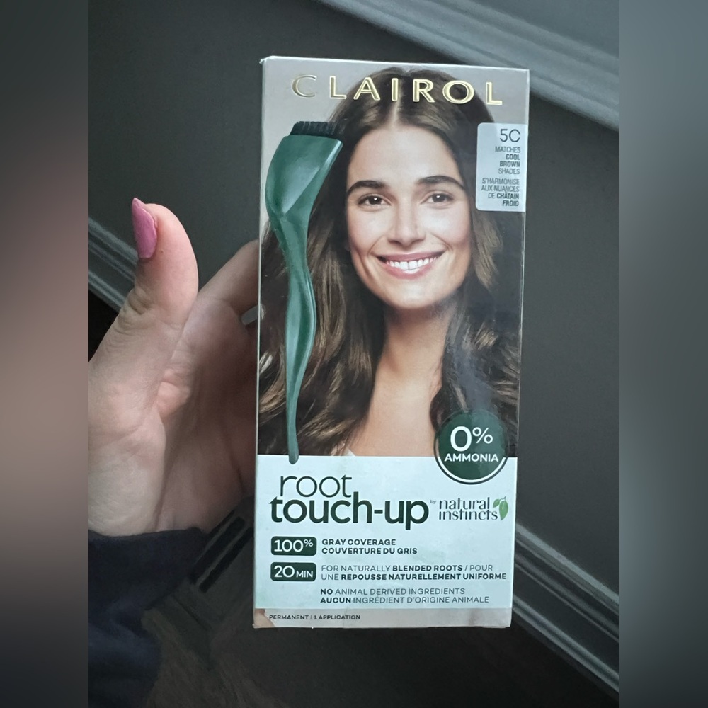 CLAIROL Root Touch-Up by Natural Instincts Permanent Hair Dye Colour 5C NEW